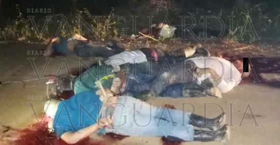 Masacre en Las Choapas. Dejan 10 cadáveres baleados, todos atados.