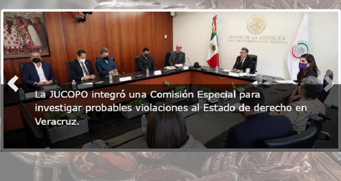 Comisión Especial Veracruz «ya existe» en el Senado