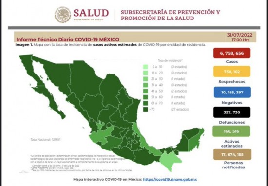 México registra más de 4 mil nuevos casos covid 