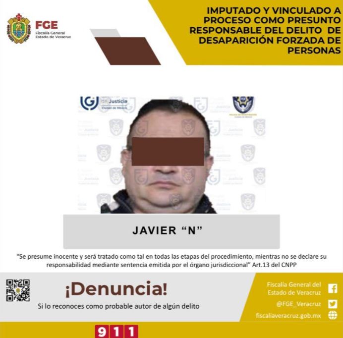 Javier Duarte queda imputado a proceso por desaparición forzada