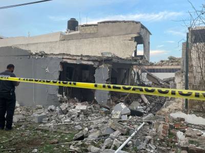 Explosión acaba con una vivienda en Boca del Río