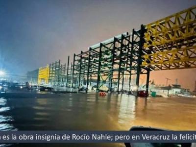Jesús Ramírez acepta que hubo una inundación en la refinería de Dos Bocas