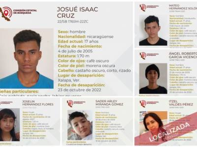 Reportan 11 desaparecidos en Xalapa; cinco son menores de edad